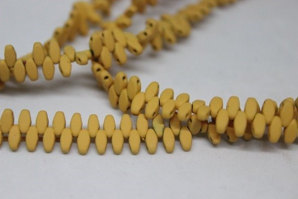 Hematit Taşı Çift Delikli Dizi (17500) - Resim 5