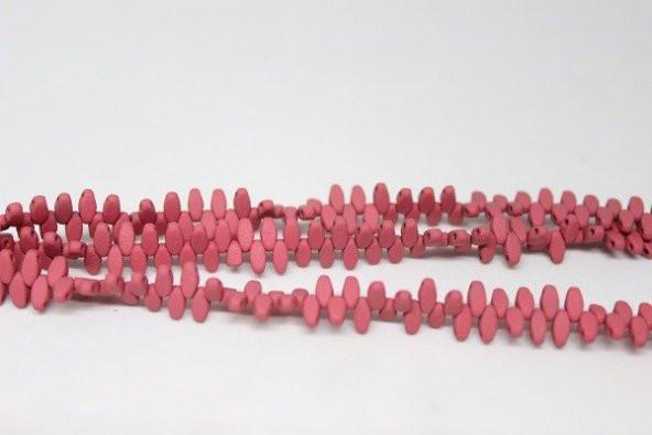 Hematit Taşı Çift Delikli Dizi (17510) - Resim 5