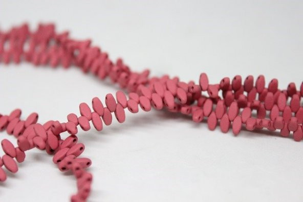 Hematit Taşı Çift Delikli Dizi (17510) - Resim 6