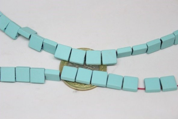 Hematit Taşı Çift Delikli Dizi (17520) - Resim 3