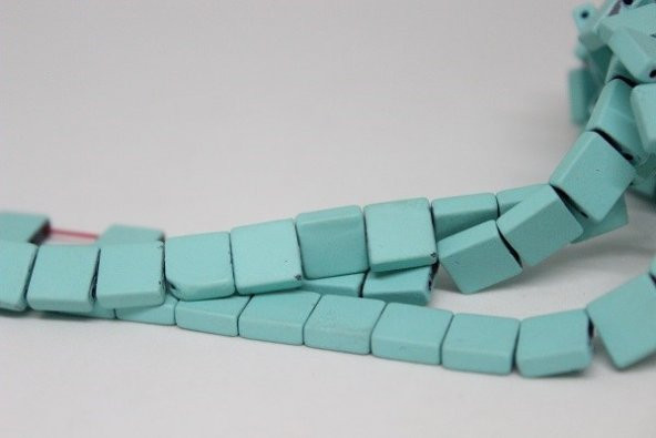 Hematit Taşı Çift Delikli Dizi (17520) - Resim 5