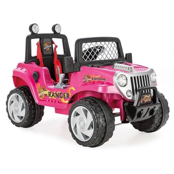 PİLSAN Ranger Uzaktan Kumandalı 12V Akülü Araba - Metalik Pembe