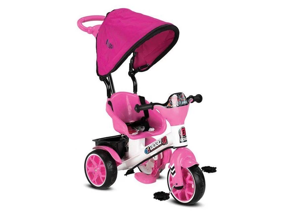 Babyhope Bobo Speed Tenteli İtmeli 3 Teker Bisklet - 5
