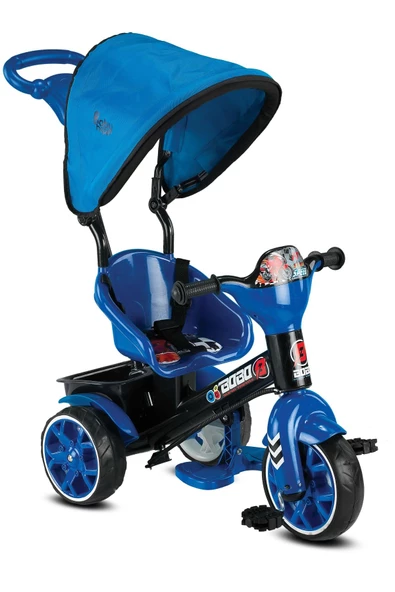 Babyhope Bobo Speed Tenteli İtmeli 3 Teker Bisklet - 2