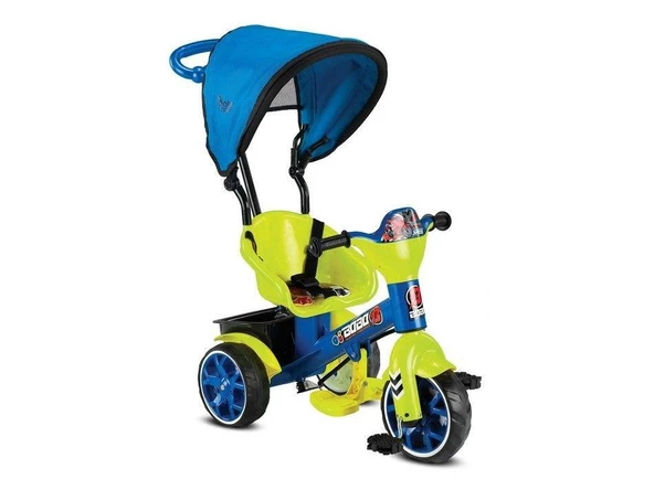 Babyhope Bobo Speed Tenteli İtmeli 3 Teker Bisklet - 6