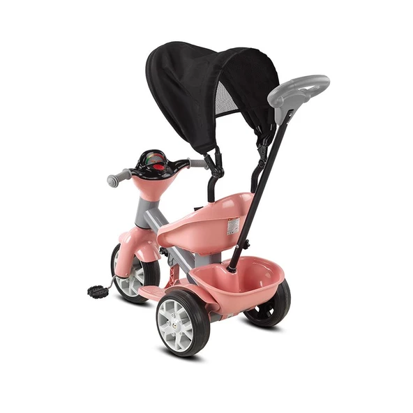 Babyhope Bobo Speed Tenteli İtmeli 3 Teker Bisklet - 8