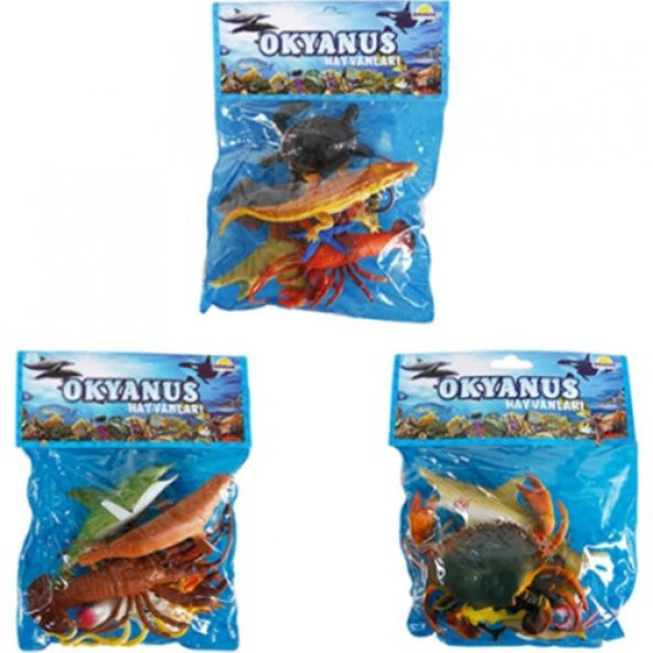 Sunman Okyanus Hayvanları Orta Poşet S00000709