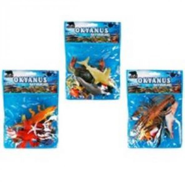 Sunman Okyanus Hayvanları Orta Poşet S00000709 - 2