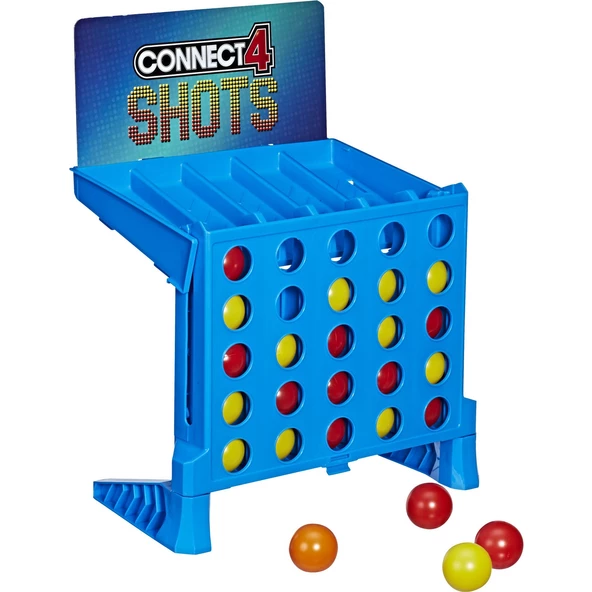 Orjinal Hasbro Connect 4 Shots Eğlenceli Dikkati Güçlendirme Kutu Oyunu