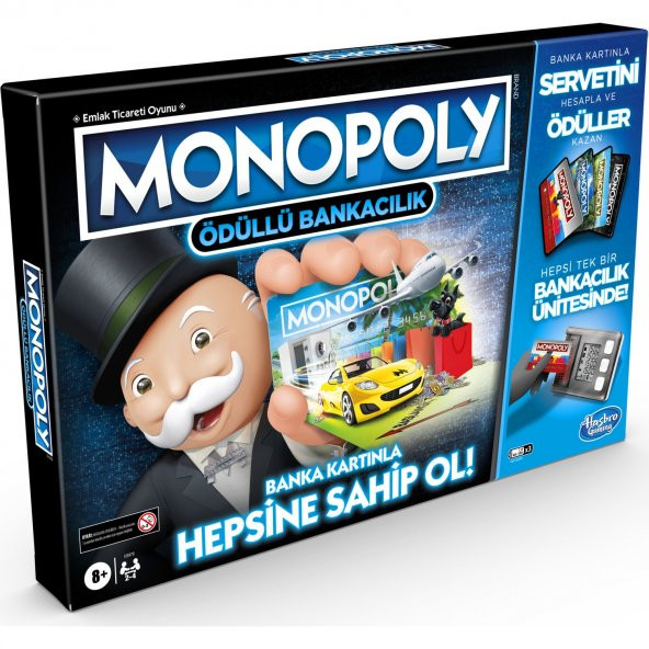 Orjinal Monopoly Ödüllü Bankacılık Kutu Oyunu