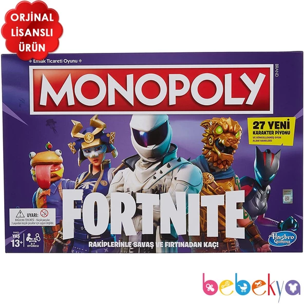 Orjinal Hasbro Monopoly Fortnite E6603