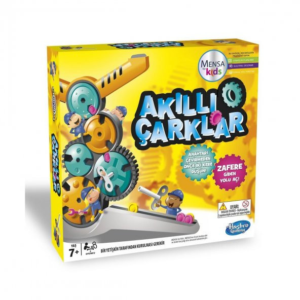 YENİ Hasbro Akıllı Çarklar Oyunu TÜRKÇE Eğlenceli Eğitici Kutulu Oyun