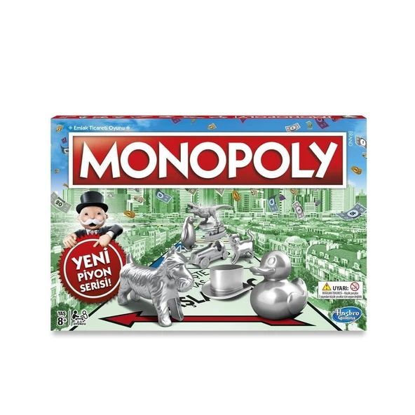 YENİLENEN Monopoly Emlak Ticaret Oyunu TÜRKÇE - Monopoly Klasik