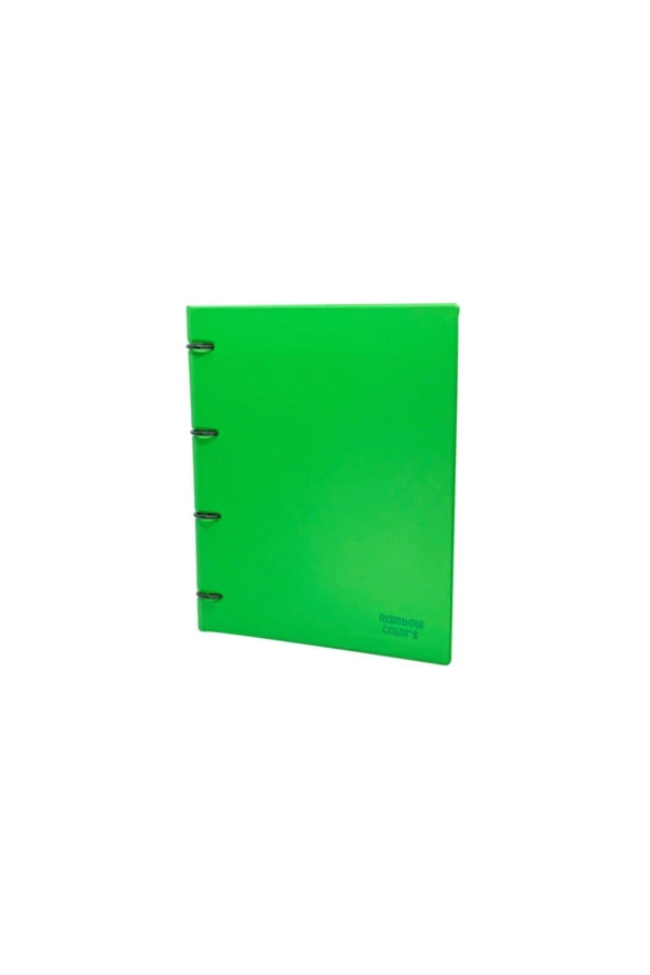 Önder Rainbow Colors A4 4 Halka Öğrenci Klasörü Yeşil