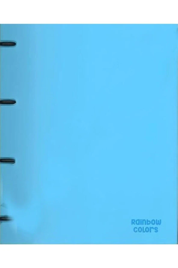 Önder Rainbow Colors A4 4 Halka Öğrenci Klasörü Açık Mavi