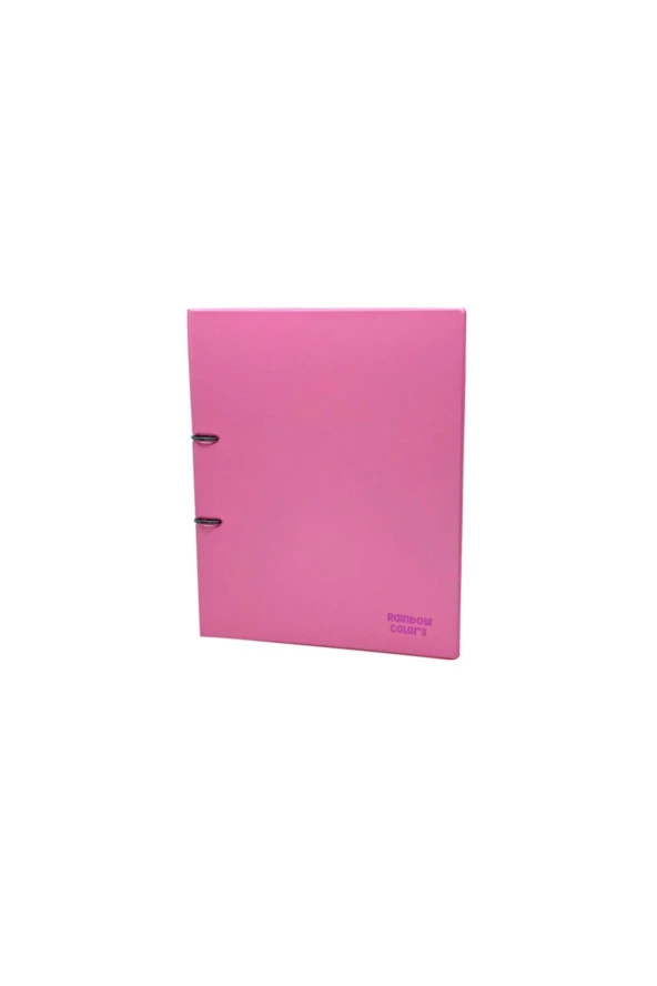 Önder Rainbow Colors A4 2 Halkalı Klasör Pembe