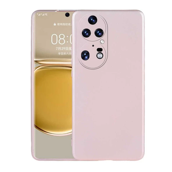 Gpack Huawei P50 Pro Kılıf Kamera Korumalı Premier Mat Silikon  Full Ekran Koruyucu - 7