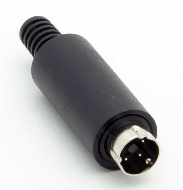 Mini Din Erkek Konnektör - 3 Pin