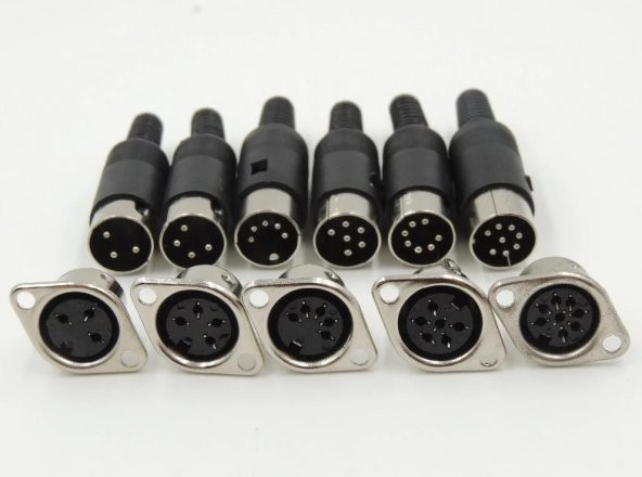 Din Panel Tipi Dişi Konnektör - 3 Pin - 2