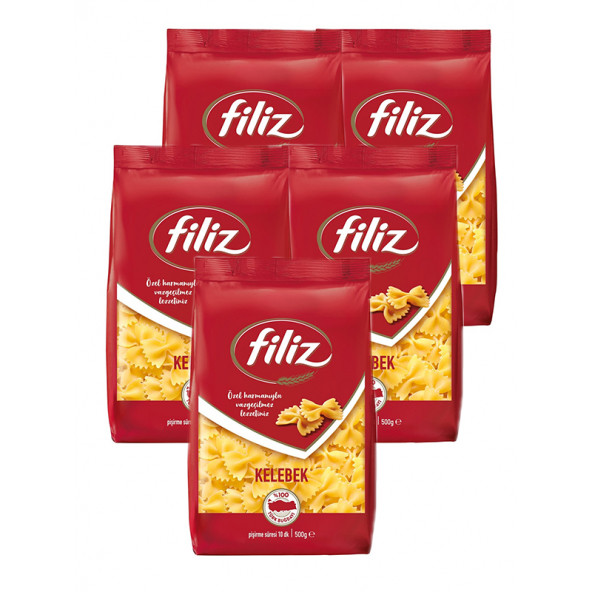 Siftaholsun Filiz Makarna Kelebek 500gr x 5 Adet