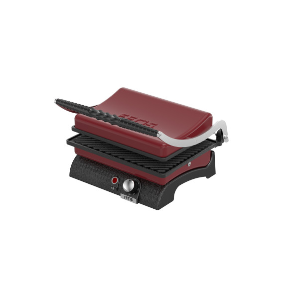 Feris FT3011 12 Dilim Bordo 1800 W Döküm Büfe Tipi Tost Makinesi - 2