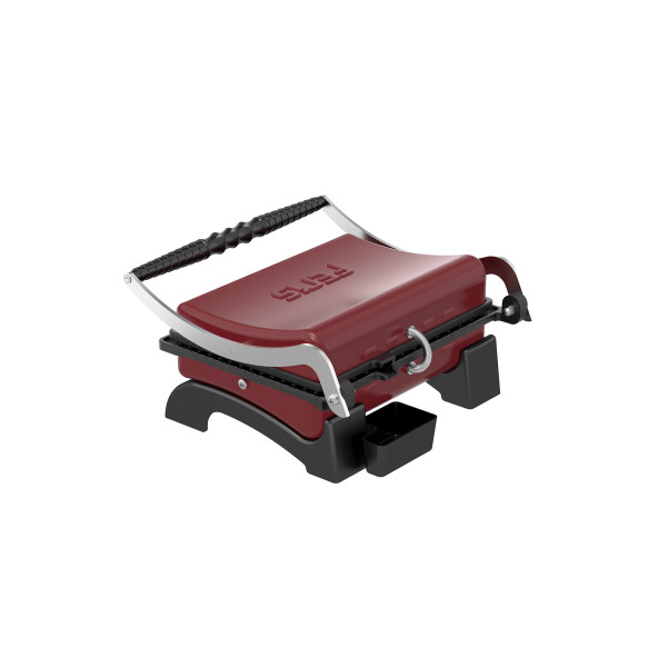 Feris FT3011 12 Dilim Bordo 1800 W Döküm Büfe Tipi Tost Makinesi - 3