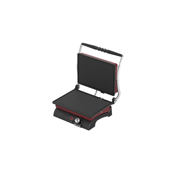 Feris FT3011 12 Dilim Bordo 1800 W Döküm Büfe Tipi Tost Makinesi - 4