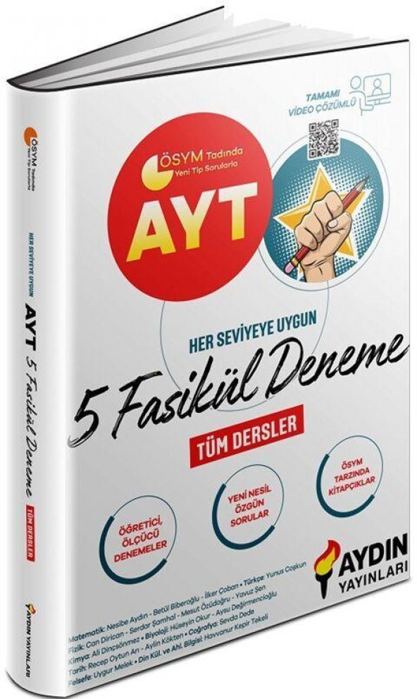 AYT 5 Fasikül Deneme Aydın Yayınları