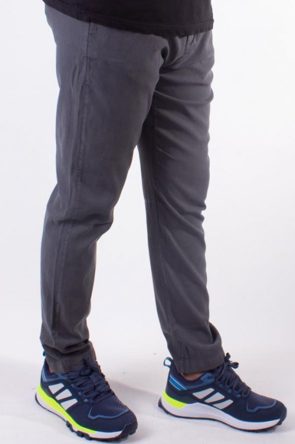 Twister Crespo 612-01 Antrasit Erkek Keten  Pantolon