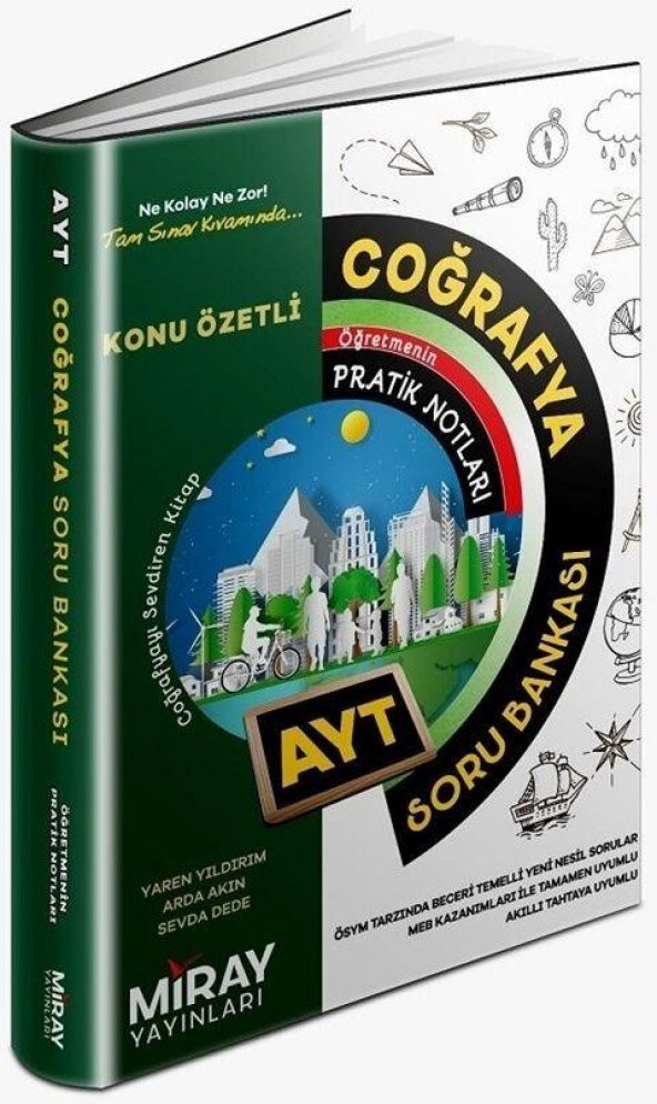 AYT Coğrafya Konu Özetli Soru Bankası Miray Yayınları