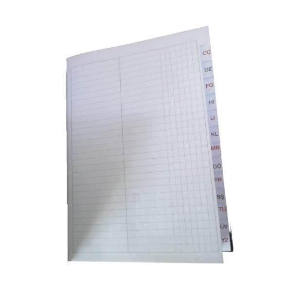 Fihrist Ticari 28li 20x28 Siyah Cilt Bezli 1 Adet Artlantis Ticari Firhist Siyah 20*28 - 3