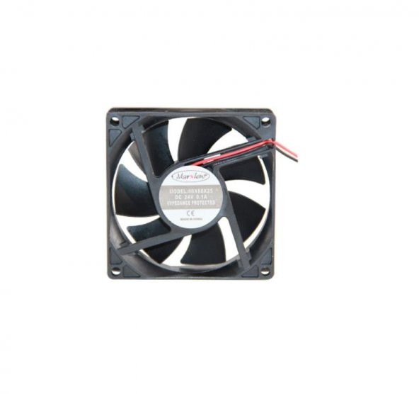 Marxlow 80x80x25 mm 24 Volt 0.10 Amper 2 Pin Fan