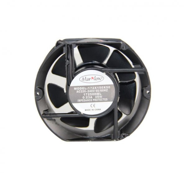 Marxlow 172x150x50 mm 220-240 Volt Metal Oval Fan