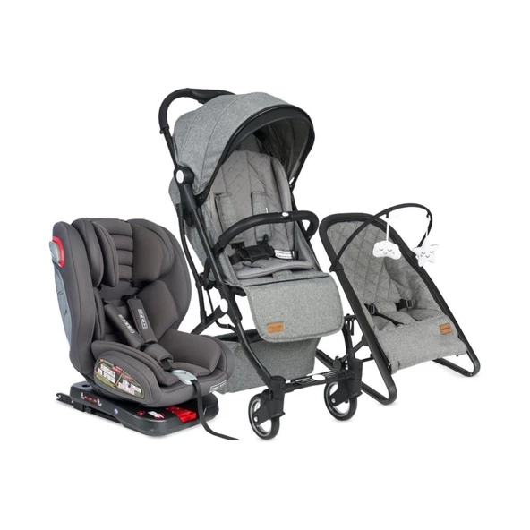 TommyBaby Opera 3 lü Set Kabin Bebek Arabası Oto Koltuk Anakucağı - 3