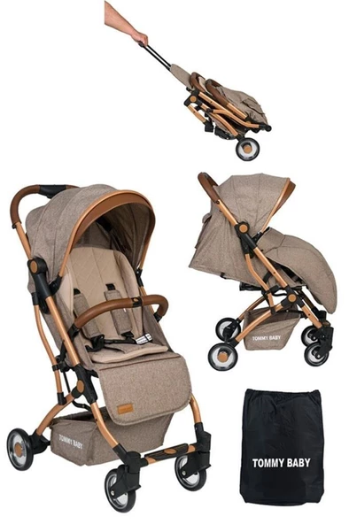 TommyBaby Opera 3 lü Set Kabin Bebek Arabası Oto Koltuk Anakucağı - 12