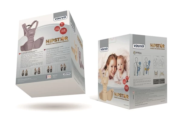 Tommybaby Vauva Hipstar 6 İn 1 Oturaklı Tam Anatomik Lüx Kanguru - 5