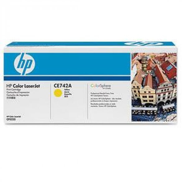 HP 307A Yellow Sarı 7.300 Sayfa Toner CE742A ürün görseli