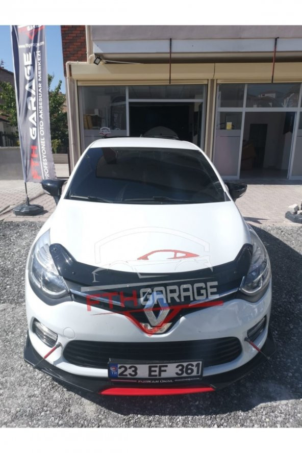 4 Parça Renault Clio 4 - Ön Lip Kırmızı-sarı-mavi Dilli ürün görseli 1