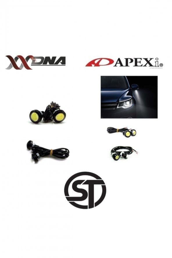 Ayna Altı Led Kartal Göz Led 2li Beyaz Led - Resim 3