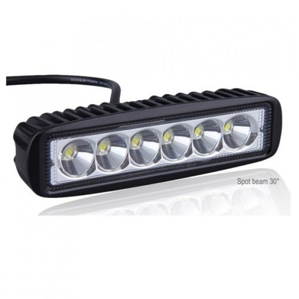 NKT GROUP Sis Lambası 18 Watt Ultra Güçlü Gündüz Ledi 6 Ledli Off Road Sis 12/24 V - 4