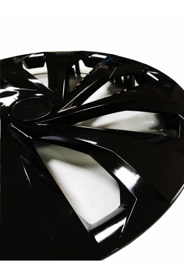 Peugeot Tepee Uyumlu 14 Inç 4 Adet Piano Black Siyah Jant Kapağı Takımı - Resim 3
