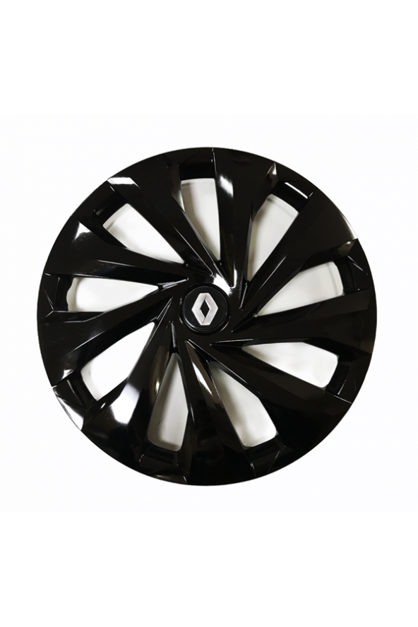 Renault 12 Uyumlu 14 Inç 4 Adet Piano Black Siyah Jant Kapağı Takımı
