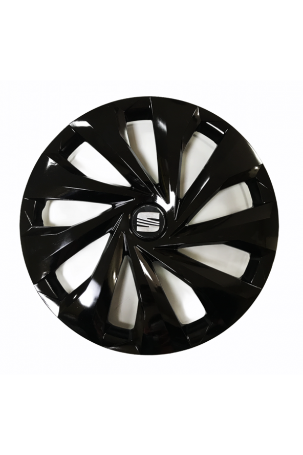 Seat İbiza Uyumlu 14 Inç 4 Adet Piano Black Siyah Jant Kapağı Takımı