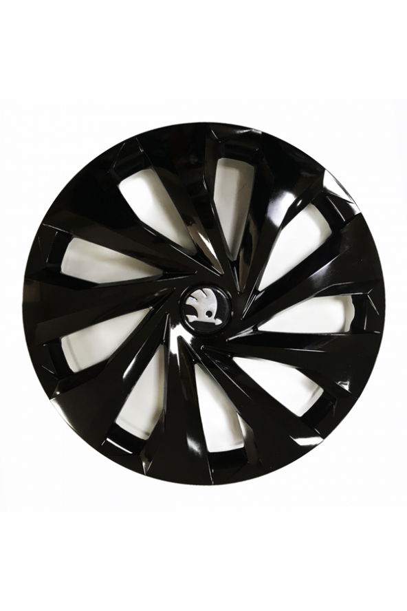 Skoda Octavia Uyumlu 15 Inç 4 Adet Piano Black Siyah Jant Kapağı Takımı ürün görseli 1