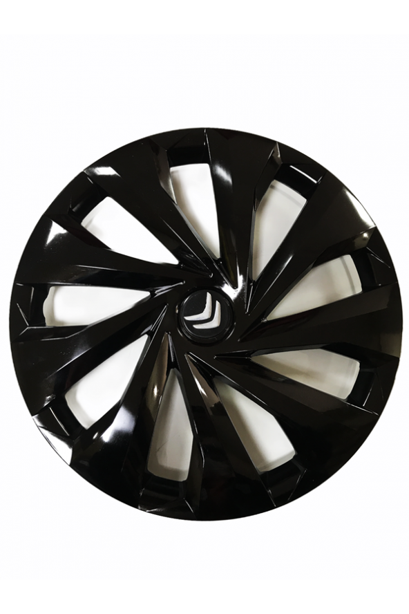 Citroen C8 Uyumlu 15 Inç 4 Adet Piano Black Siyah Jant Kapağı Takımı ürün görseli 1