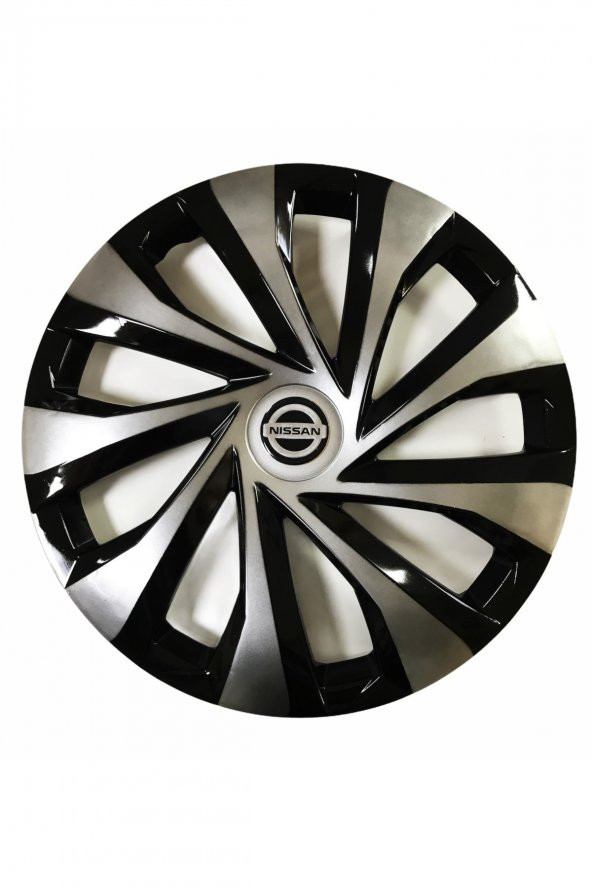 Nissan Uyumlu 14 Inç Piano Black Siyah Jant Kapağı 4 Adet ürün görseli 1