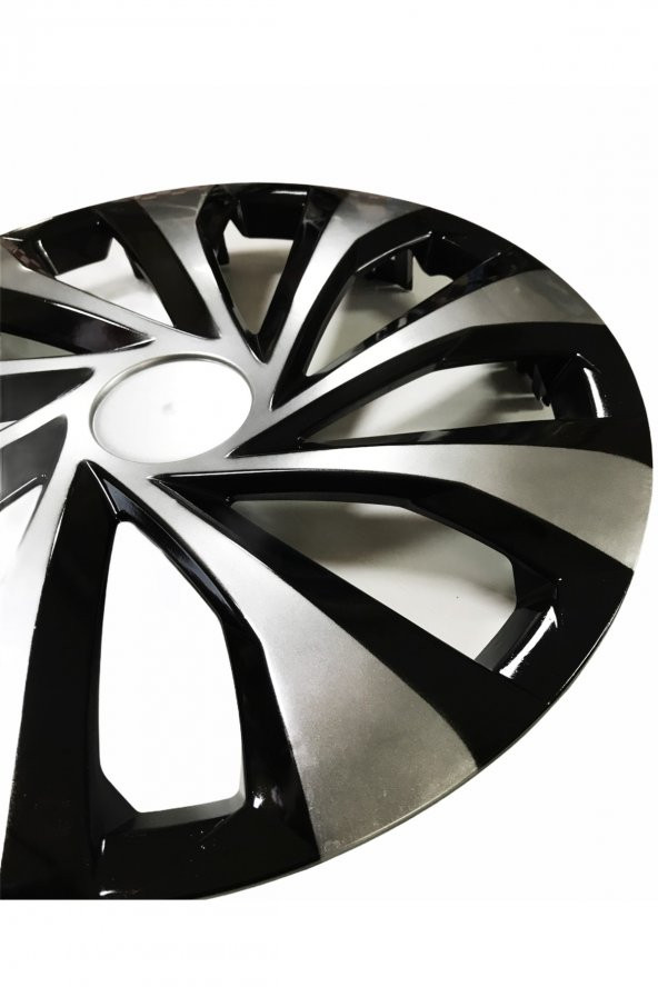 Geely Araçlarına Uyumlu 14 Inç Piano Black Siyah Jant Kapağı 4 Adet - Resim 3