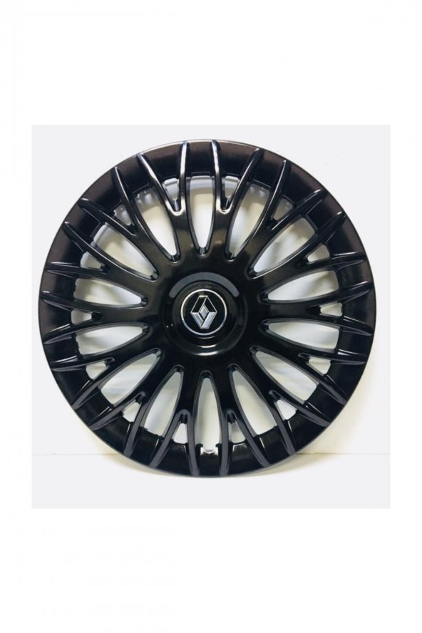 Renault 15 Inç Piano Black Jant Kapağı 4 Adet ürün görseli 1