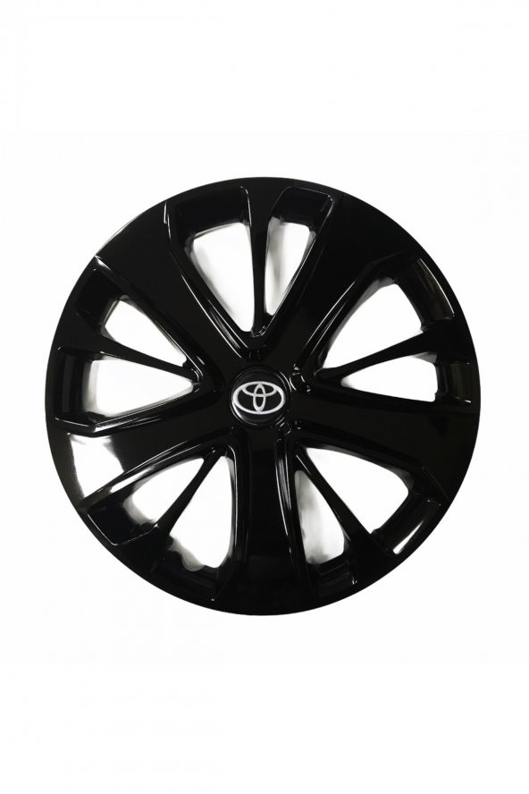 Toyota Yaris Uyumlu 15 Inç Piano Black Siyah Jant Kapağı 4 Adet