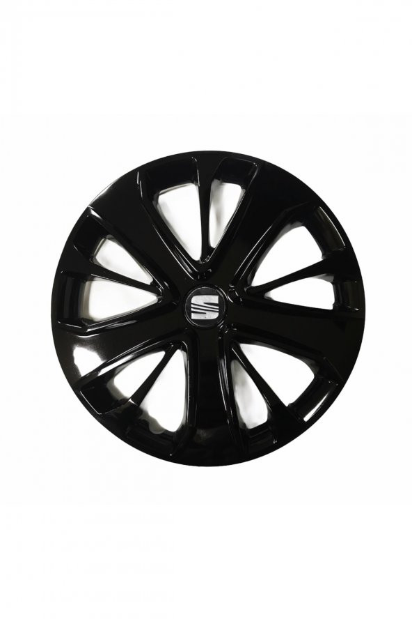 Seat Cordoba  Uyumlu 15 Inç Piano Black Siyah Jant Kapağı 4 Adet ürün görseli 1